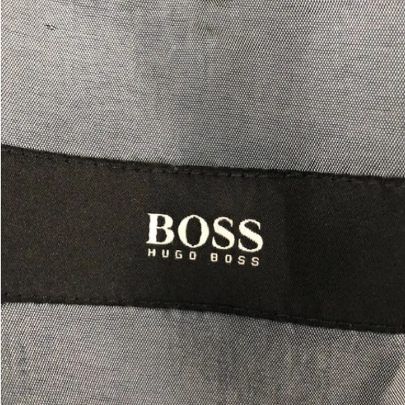 [Hugo Boss] Designer Black Suit Jacket with Lapel Super 100 - Men's Size 42R - Picture 6 of 16